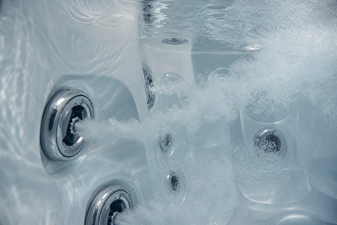 Beispiel: Whirlpool-Düsen in Nahaufnahme